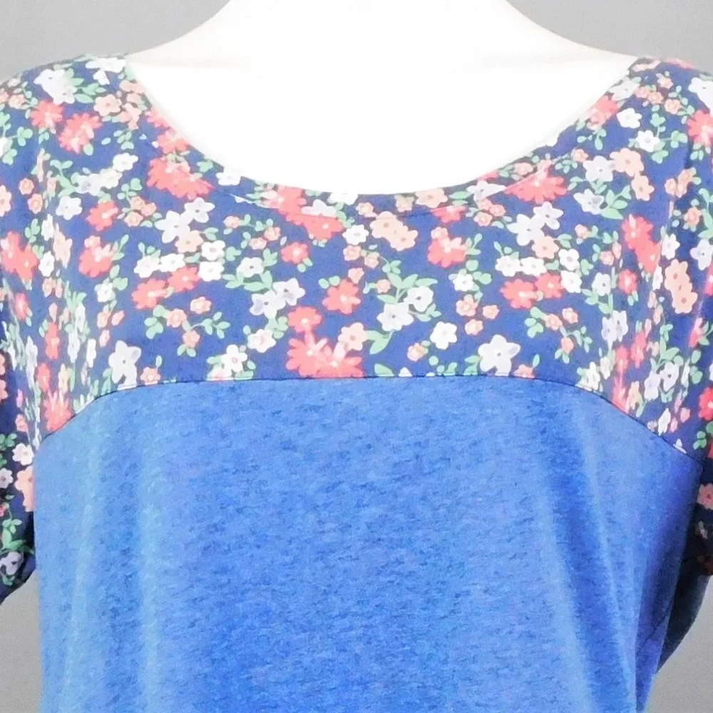Sleep Sense Women Sleepwear Shirt‎ Blue L